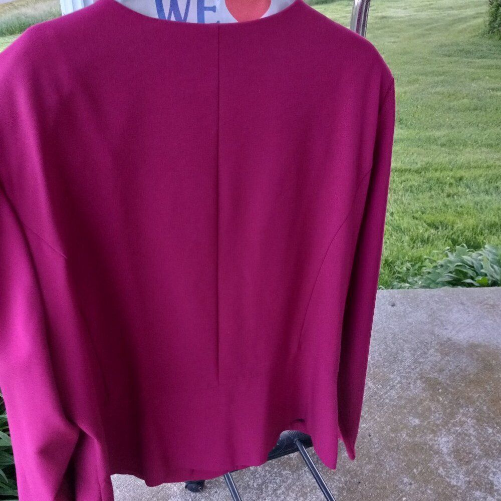 Danny & Nicole Lightweight Blazer/Jacket Fabric flowers Cottagecore Granny Chic - Picture 2 of 7